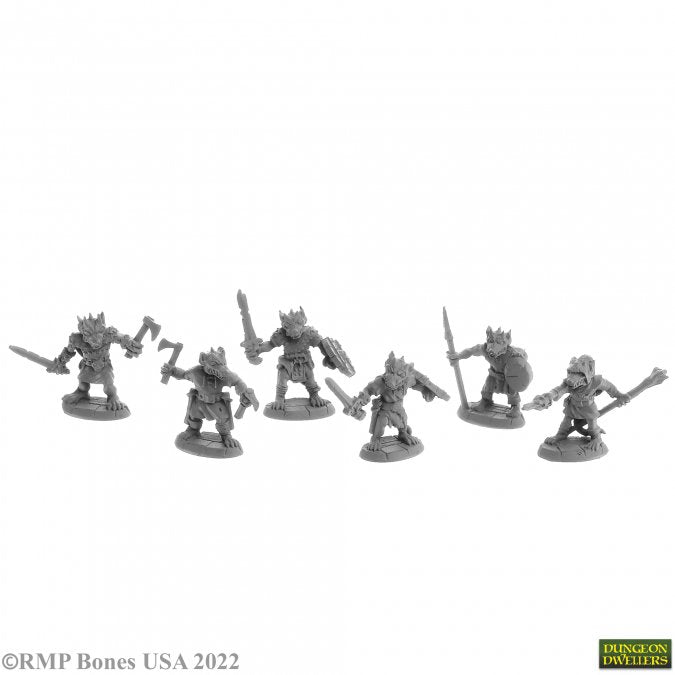 Reaper Dungeon Dwellers Bones: Nightclaw Kobolds (6) | Odin's Place
