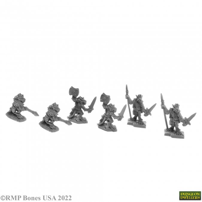 Reaper Dungeon Dwellers Bones: Bloodscale Kobolds (6) | Odin's Place
