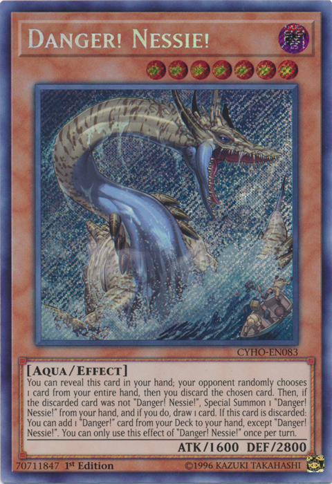 Danger! Nessie! [CYHO-EN083] Secret Rare | Odin's Place
