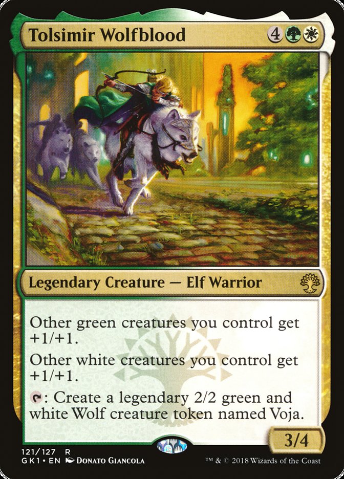Tolsimir Wolfblood (121) [Guilds of Ravnica Guild Kit] | Odin's Place
