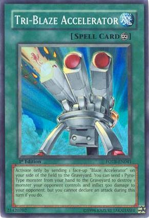 Tri-Blaze Accelerator [FOTB-EN041] Super Rare | Odin's Place