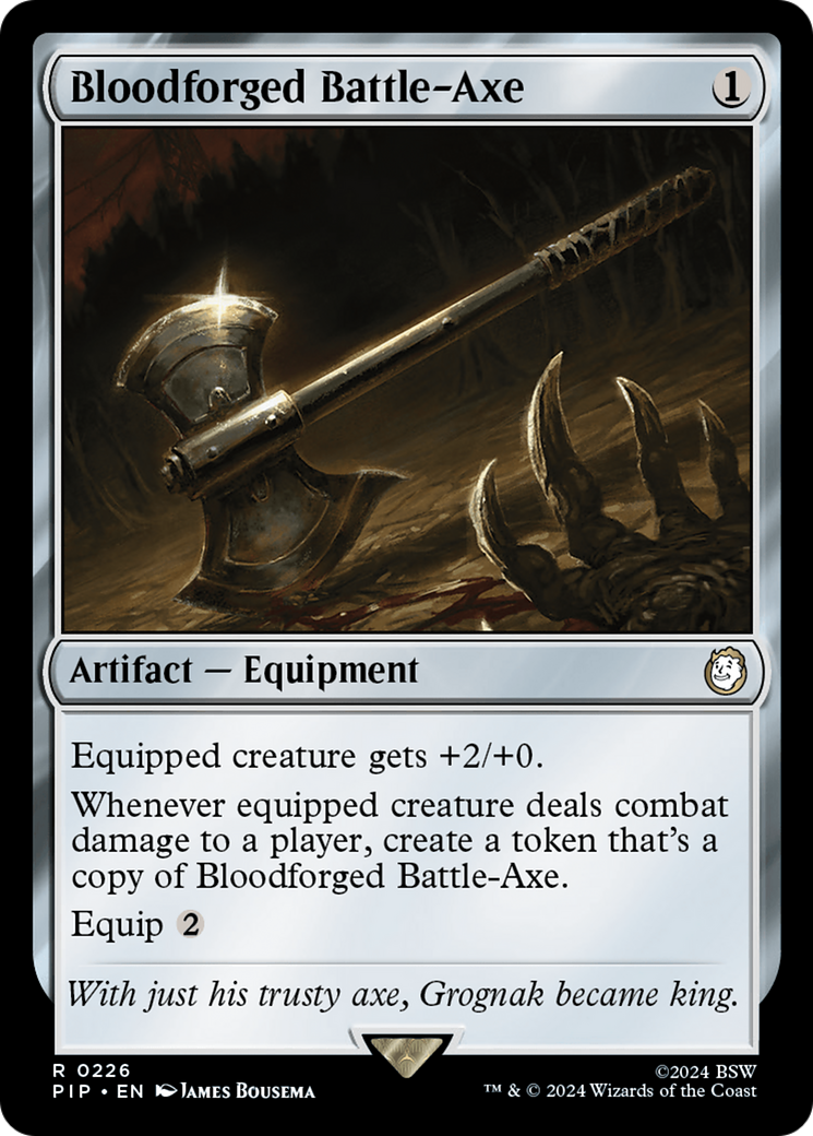 Bloodforged Battle-Axe [Fallout] | Odin's Place