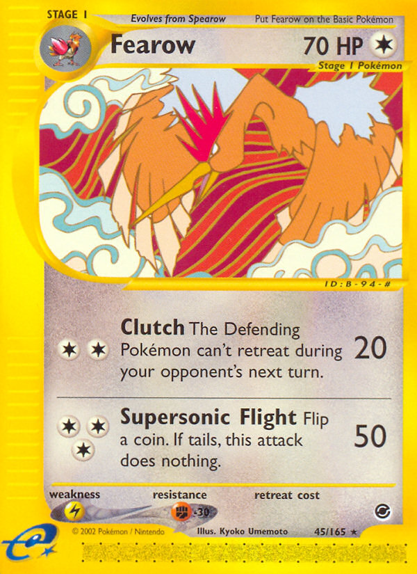Fearow (45/165) [Expedition: Base Set] | Odin's Place