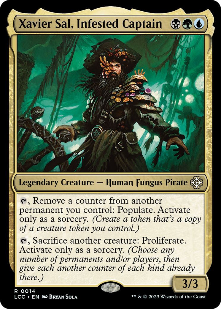 Xavier Sal, Infested Captain [The Lost Caverns of Ixalan Commander] | Odin's Place