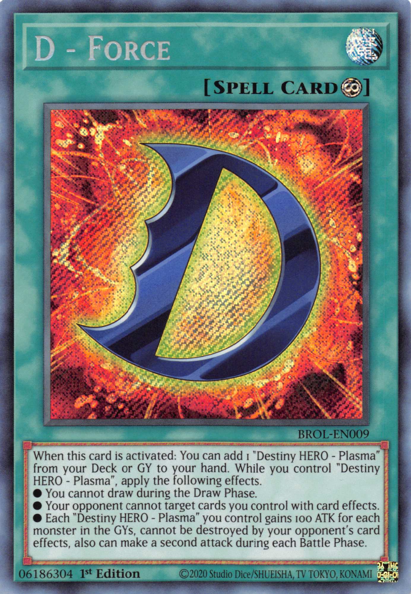 D - Force [BROL-EN009] Secret Rare | Odin's Place