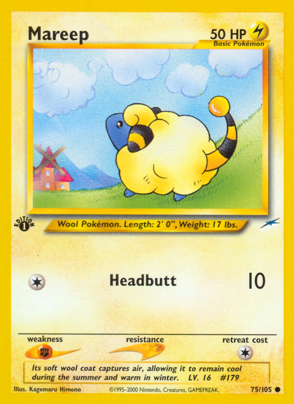 Mareep (75/105) [Neo Destiny 1st Edition] | Odin's Place