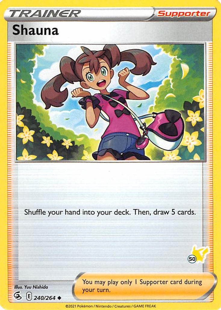 Shauna (240/264) (Pikachu Stamp #50) [Battle Academy 2022] | Odin's Place