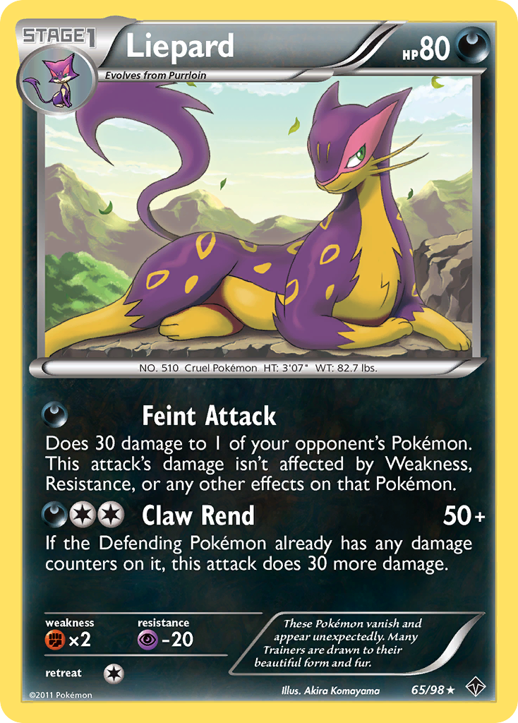 Liepard (65/98) [Black & White: Emerging Powers] | Odin's Place