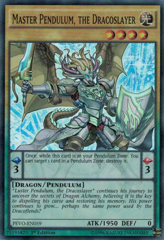 Master Pendulum, the Dracoslayer [PEVO-EN059] Super Rare | Odin's Place