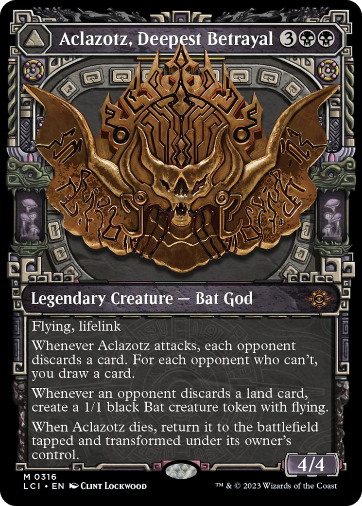 Aclazotz, Deepest Betrayal // Temple of the Dead (Showcase) [The Lost Caverns of Ixalan] | Odin's Place