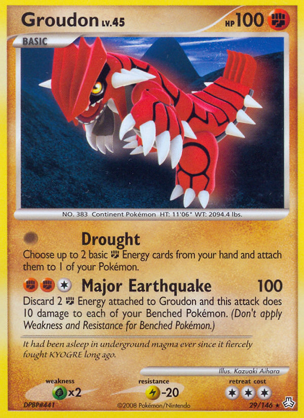 Groudon (29/146) [Diamond & Pearl: Legends Awakened] | Odin's Place