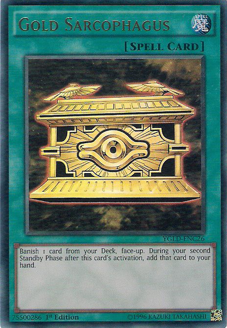 Gold Sarcophagus [YGLD-ENC26] Ultra Rare | Odin's Place