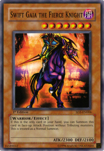 Swift Gaia the Fierce Knight [SD5-EN006] Common | Odin's Place