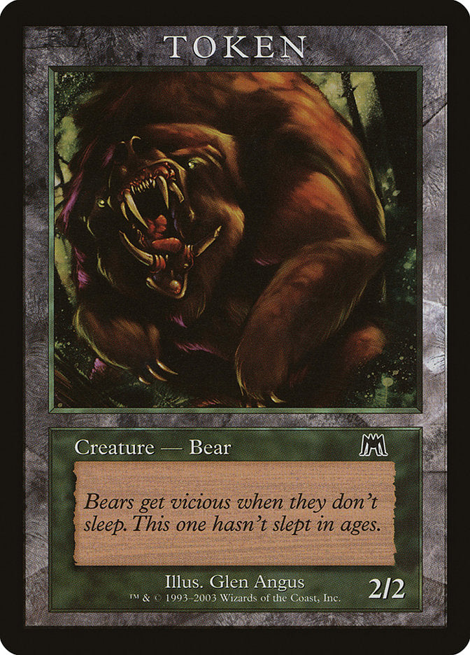 Bear Token (4) [Magic Player Rewards 2003] | Odin's Place