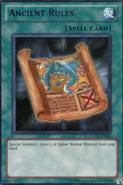 Ancient Rules (Purple) [DL13-EN016] Rare | Odin's Place