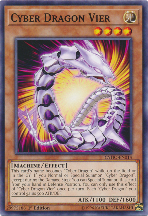 Cyber Dragon Vier [CYHO-EN014] Common | Odin's Place