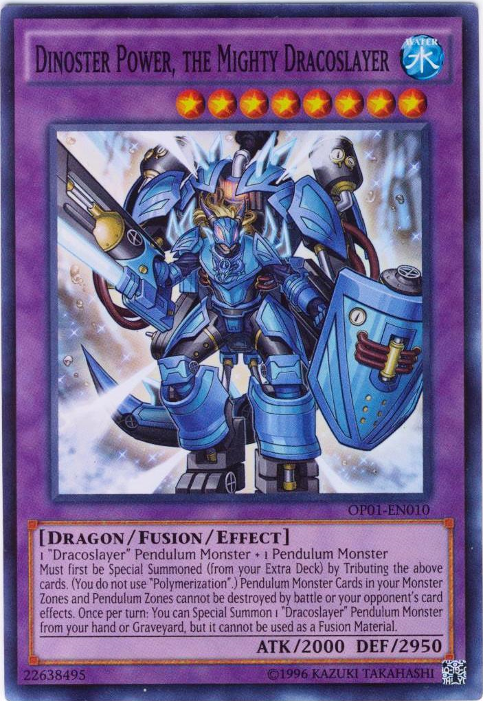 Dinoster Power, the Mighty Dracoslayer [OP01-EN010] Super Rare | Odin's Place