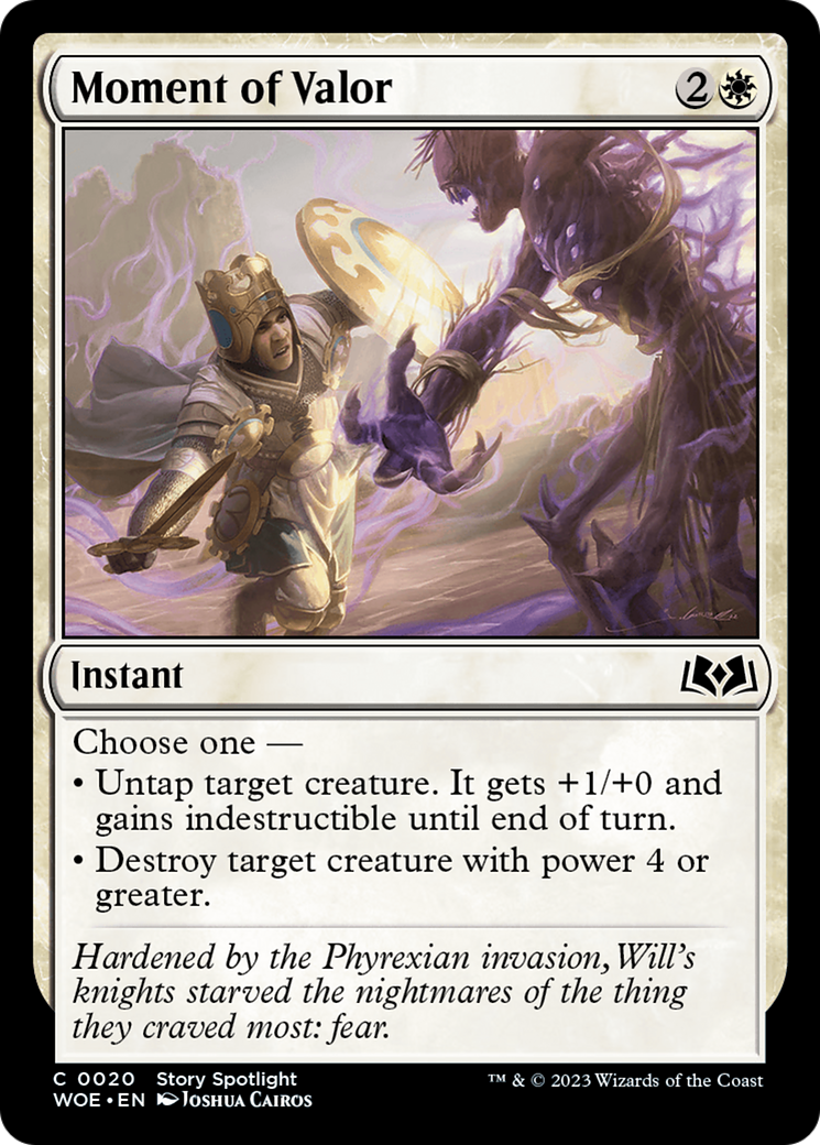 Moment of Valor [Wilds of Eldraine] | Odin's Place