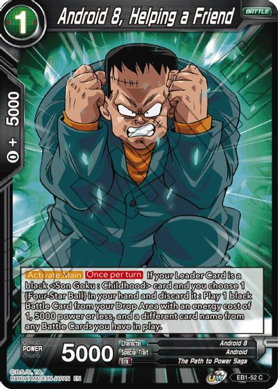 Android 8, Helping a Friend (EB1-52) [Battle Evolution Booster] | Odin's Place