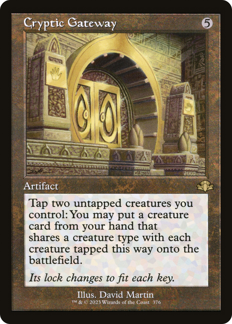 Cryptic Gateway (Retro) [Dominaria Remastered] | Odin's Place