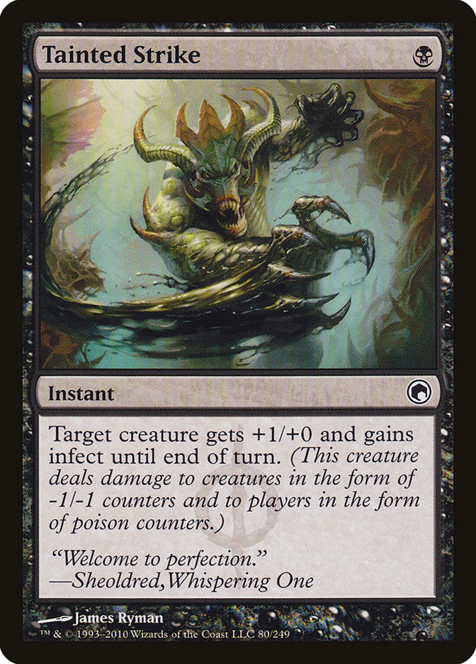 Tainted Strike (80) [Scars of Mirrodin] | Odin's Place