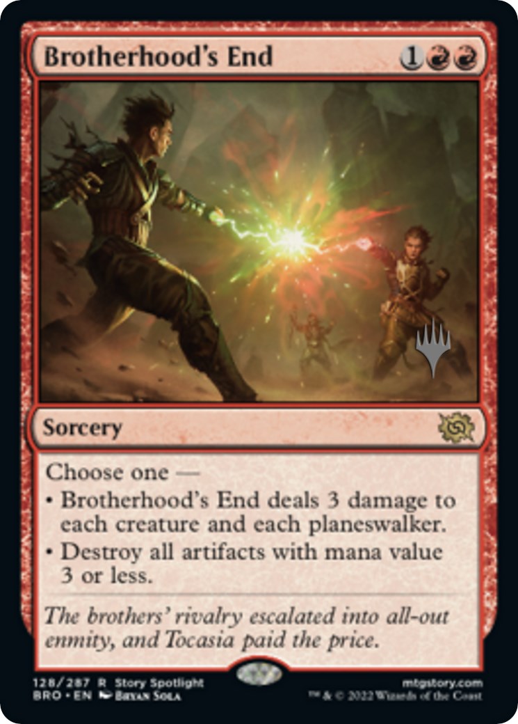 Brotherhood's End (Promo Pack) [The Brothers' War Promos] | Odin's Place
