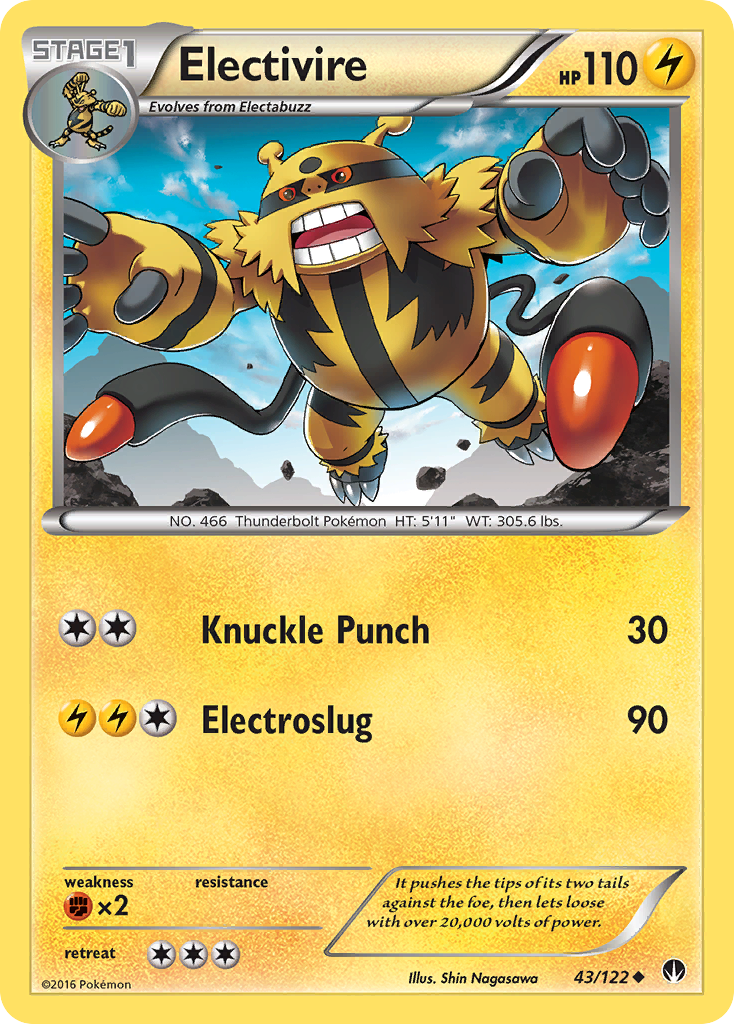 Electivire (43/122) [XY: BREAKpoint] | Odin's Place
