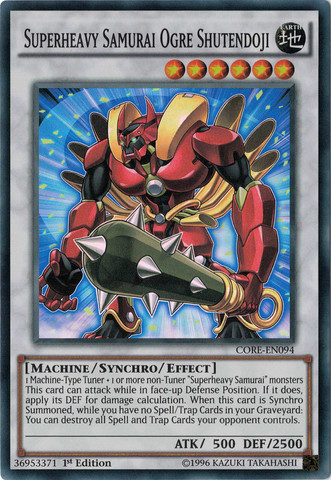 Superheavy Samurai Ogre Shutendoji [CORE-EN094] Super Rare | Odin's Place