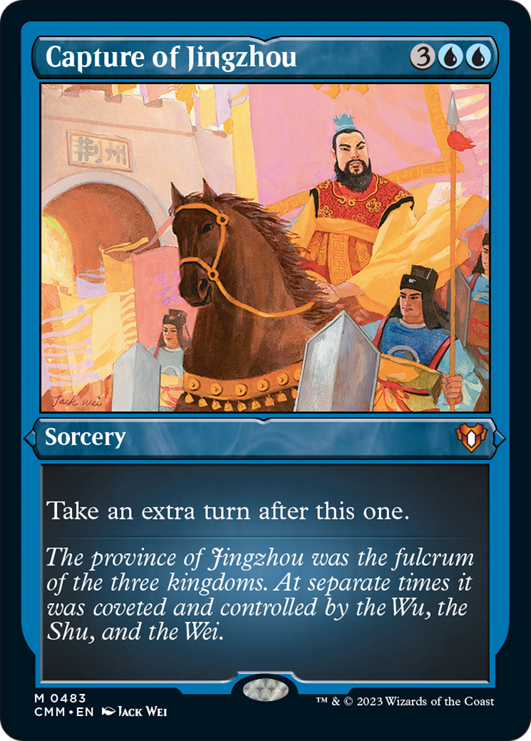 Capture of Jingzhou (Foil Etched) [Commander Masters] | Odin's Place
