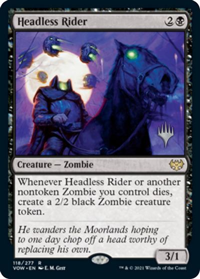 Headless Rider (Promo Pack) [Innistrad: Crimson Vow Promos] | Odin's Place