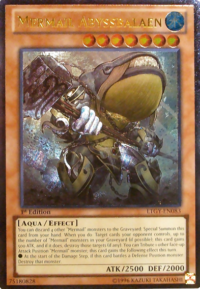 Mermail Abyssbalaen [LTGY-EN083] Ultimate Rare | Odin's Place