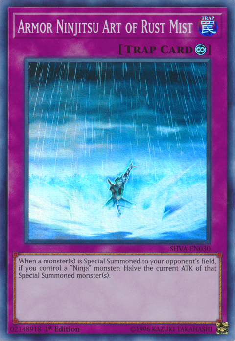 Armor Ninjitsu Art of Rust Mist [SHVA-EN030] Super Rare | Odin's Place