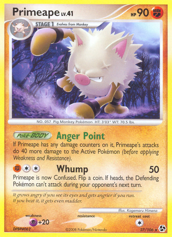 Primeape (27/106) [Diamond & Pearl: Great Encounters] | Odin's Place