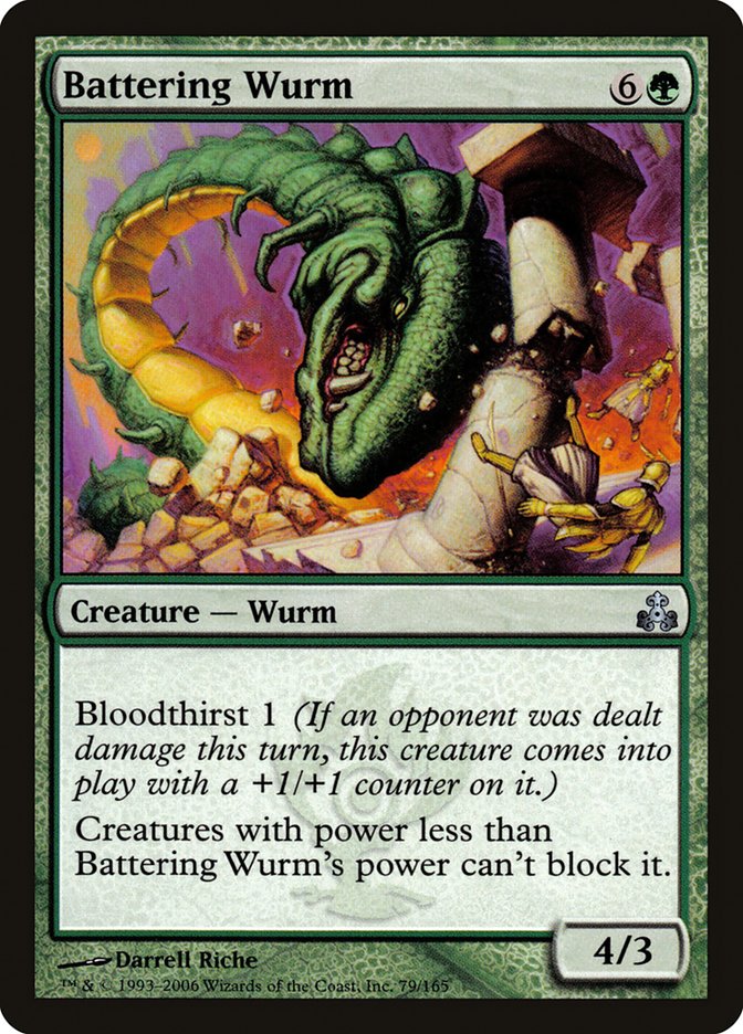 Battering Wurm (79) [Guildpact] | Odin's Place