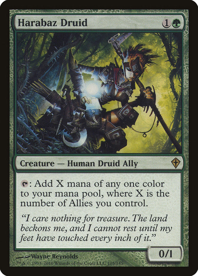 Harabaz Druid (105) [Worldwake] | Odin's Place