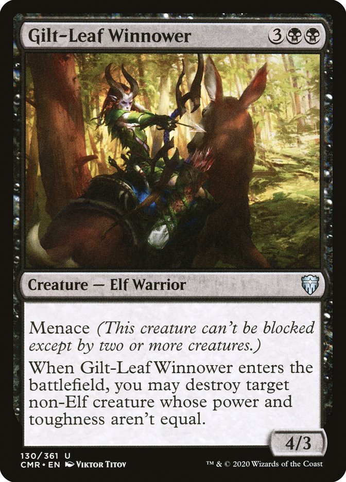 Gilt-Leaf Winnower [Commander Legends] | Odin's Place