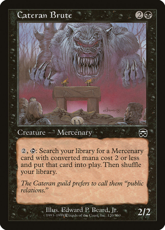 Cateran Brute (120) [Mercadian Masques] | Odin's Place