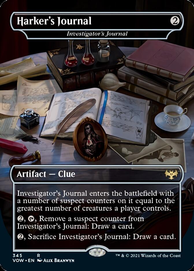 Investigator's Journal - Harker's Journal [Innistrad: Crimson Vow] | Odin's Place