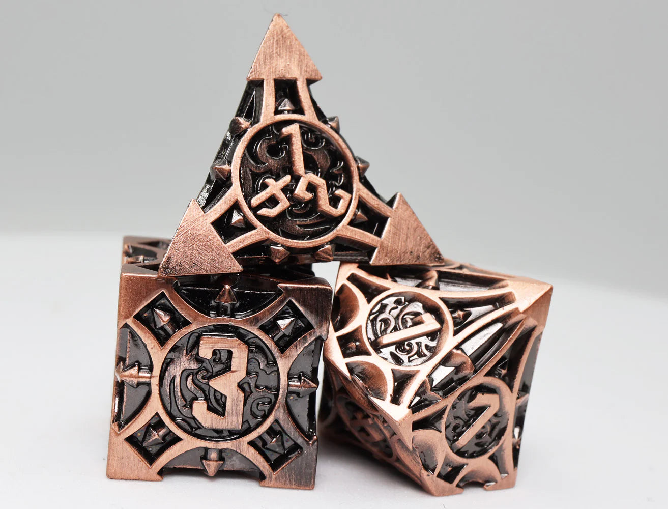 Foam Brain Copper Arrow Poly 7 Metal Set | Odin's Place
