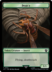 Elf Warrior // Insect Double Sided Token [The Lord of the Rings: Tales of Middle-Earth Commander Tokens] | Odin's Place