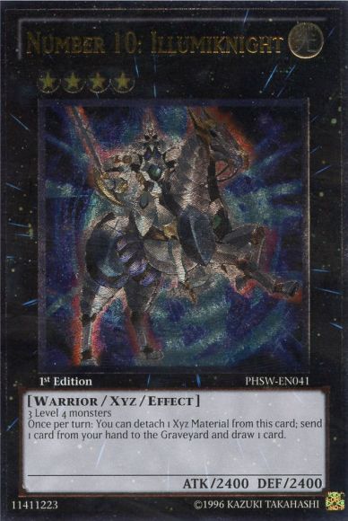Number 10: Illumiknight [PHSW-EN041] Ultimate Rare | Odin's Place