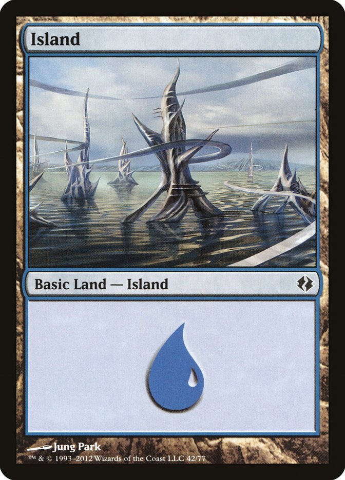 Island (42) [Duel Decks: Venser vs. Koth] | Odin's Place