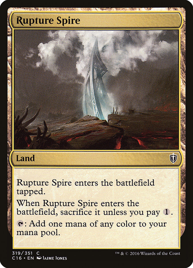 Rupture Spire (319) [Commander 2016] | Odin's Place