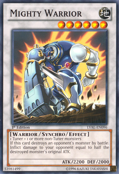 Mighty Warrior [LVAL-EN096] Common | Odin's Place