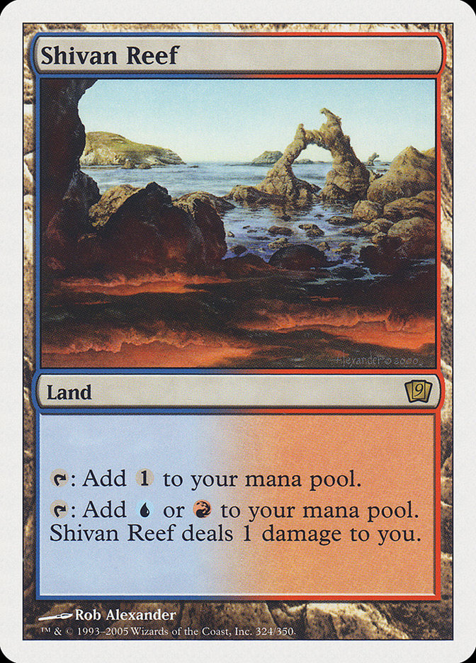 Shivan Reef (324) [Ninth Edition] | Odin's Place