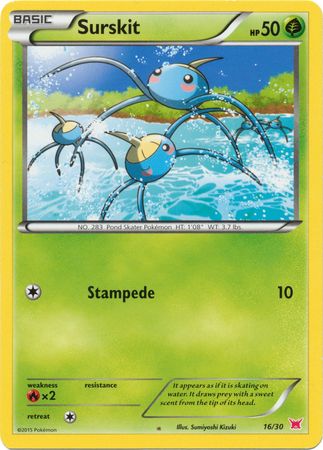 Surskit (16/30) [XY: Trainer Kit 2 - Latias] | Odin's Place