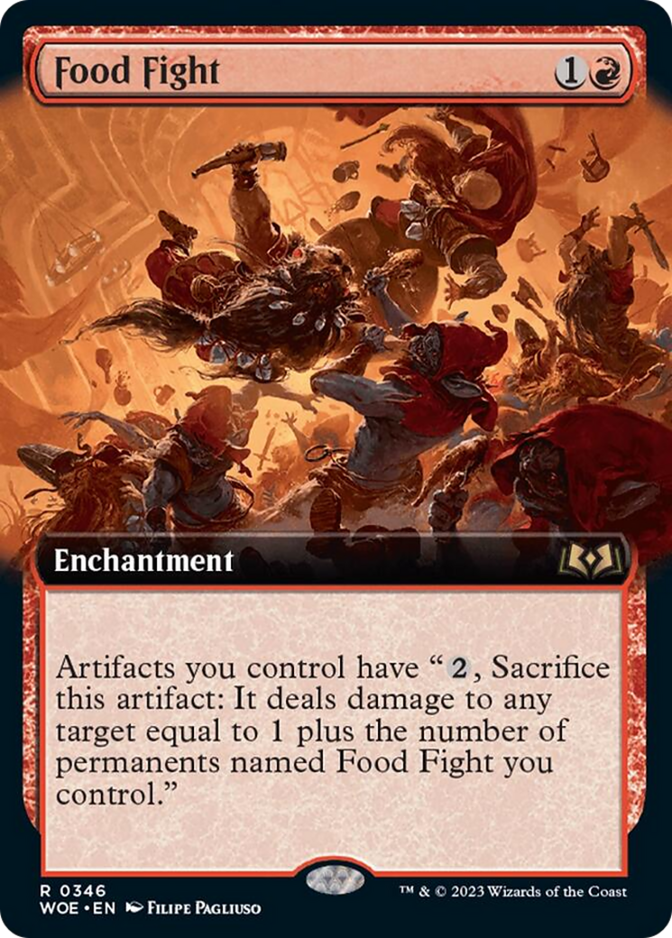 Food Fight (Extended Art) [Wilds of Eldraine] | Odin's Place