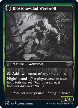 Weaver of Blossoms // Blossom-Clad Werewolf [Innistrad: Double Feature] | Odin's Place