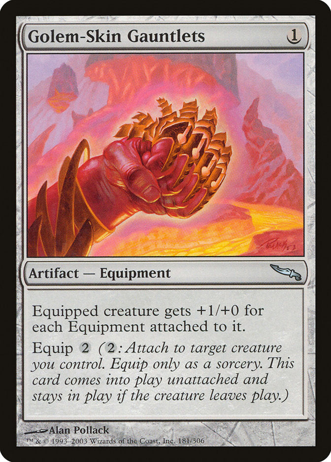 Golem-Skin Gauntlets (181) [Mirrodin] | Odin's Place
