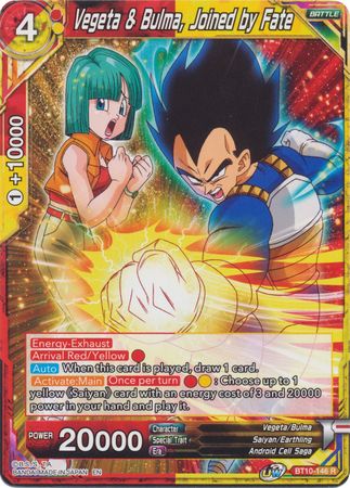 Vegeta & Bulma, Joined by Fate (BT10-146) [Rise of the Unison Warrior] | Odin's Place